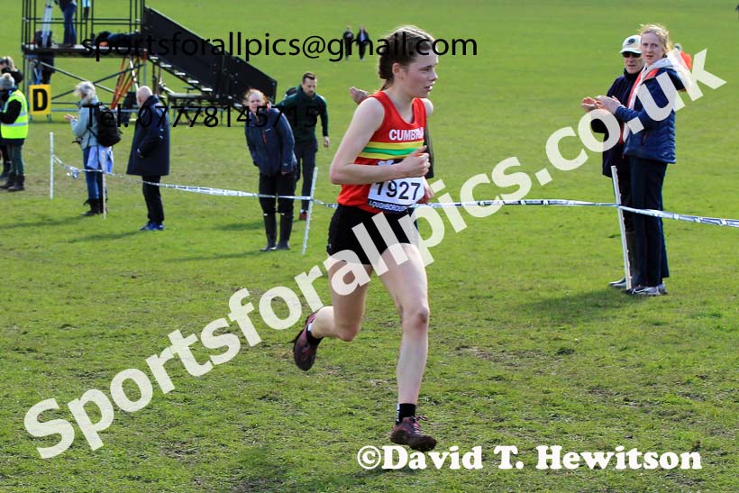 Womens Under-17s 2022 CAU Inter Counties Cross Country, Prestwold Hall, Loughborough.  Photo: David T. Hewitson/Sports for All Pics